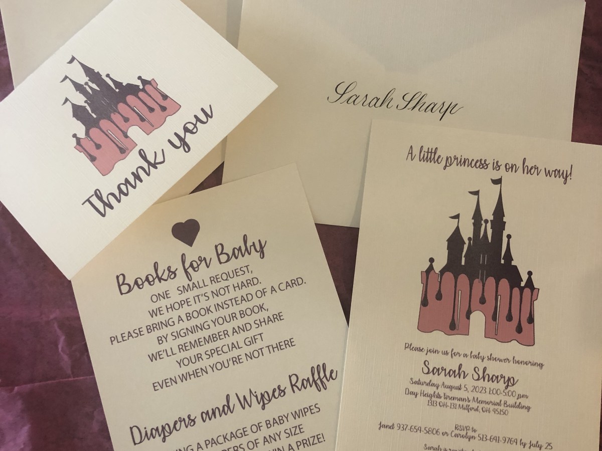 Princess  Baby Shower&nbsp;Invitations