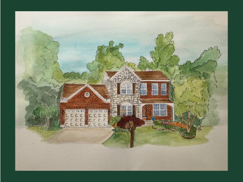 Custom Home Portrait
